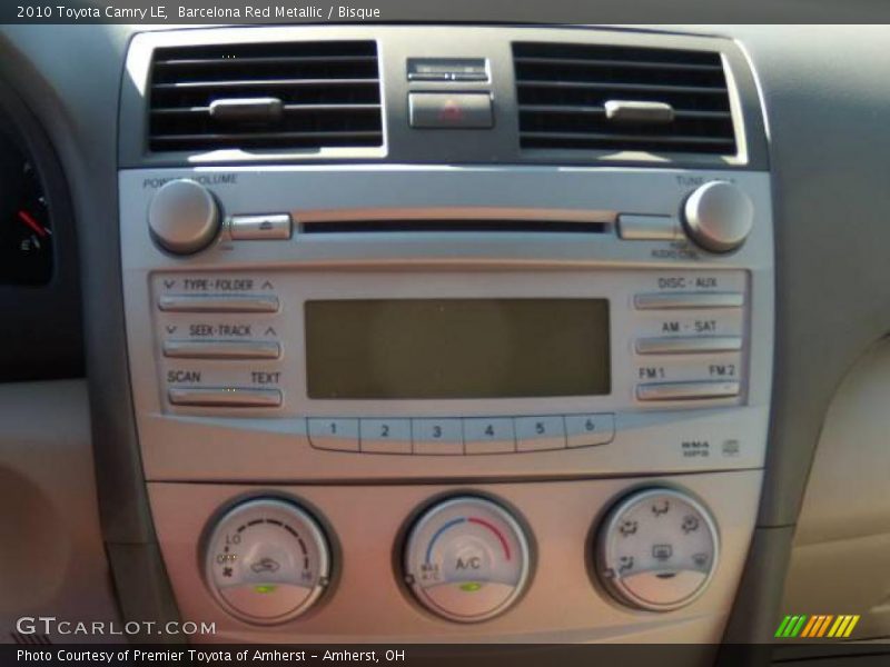 Barcelona Red Metallic / Bisque 2010 Toyota Camry LE