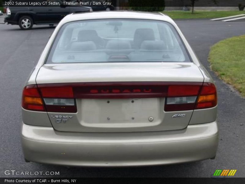 Titanium Pearl / Dark Gray 2002 Subaru Legacy GT Sedan
