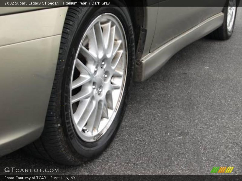 Titanium Pearl / Dark Gray 2002 Subaru Legacy GT Sedan