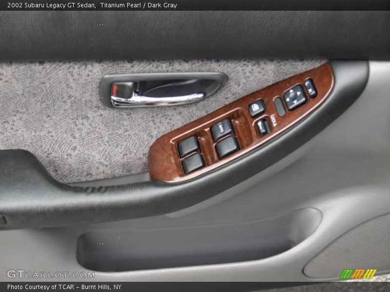 Titanium Pearl / Dark Gray 2002 Subaru Legacy GT Sedan