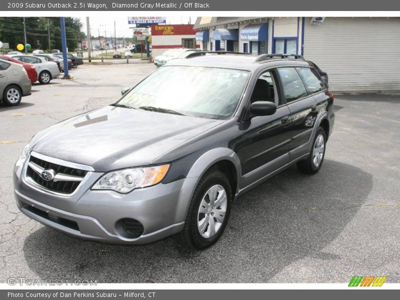 Diamond Gray Metallic / Off Black 2009 Subaru Outback 2.5i Wagon