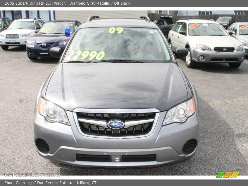 Diamond Gray Metallic / Off Black 2009 Subaru Outback 2.5i Wagon