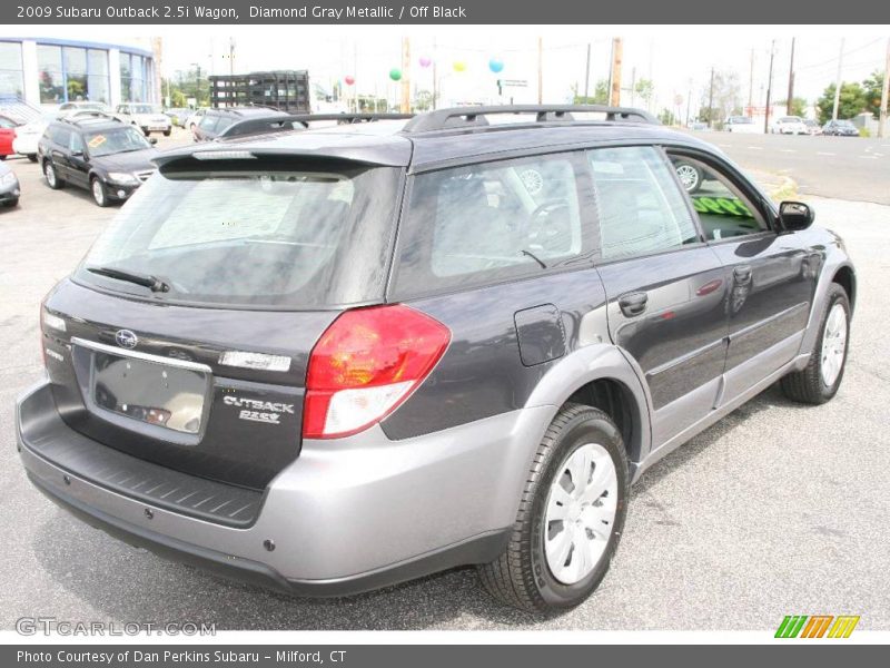 Diamond Gray Metallic / Off Black 2009 Subaru Outback 2.5i Wagon