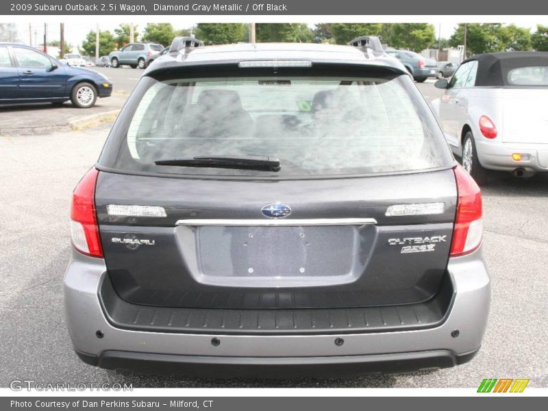 Diamond Gray Metallic / Off Black 2009 Subaru Outback 2.5i Wagon