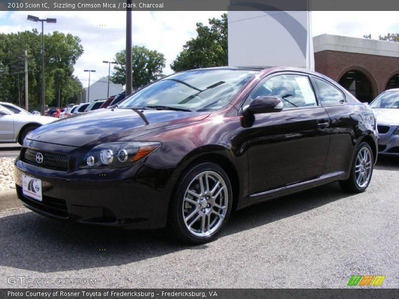 Sizzling Crimson Mica / Dark Charcoal 2010 Scion tC