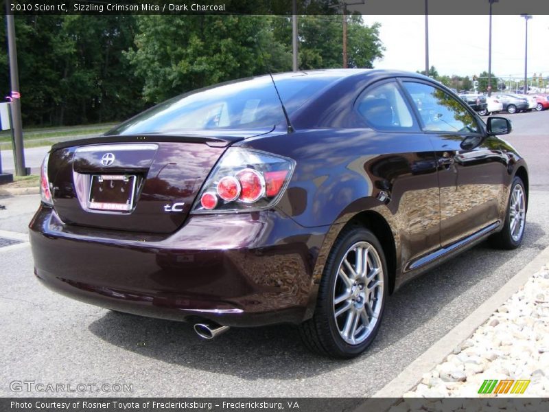 Sizzling Crimson Mica / Dark Charcoal 2010 Scion tC
