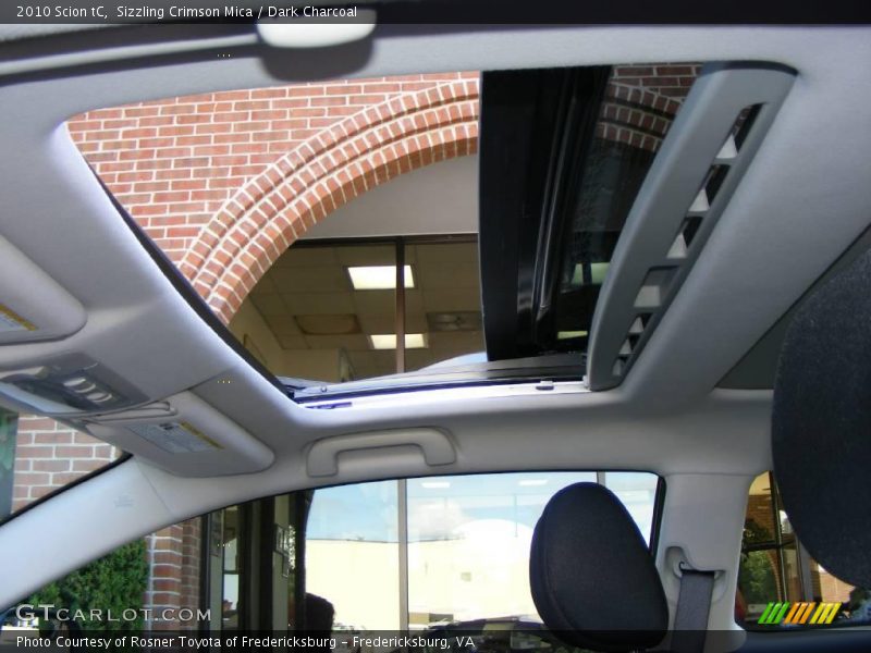 Sizzling Crimson Mica / Dark Charcoal 2010 Scion tC