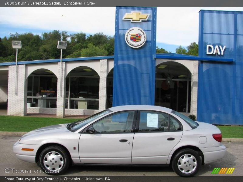 Light Silver / Gray 2000 Saturn S Series SL1 Sedan