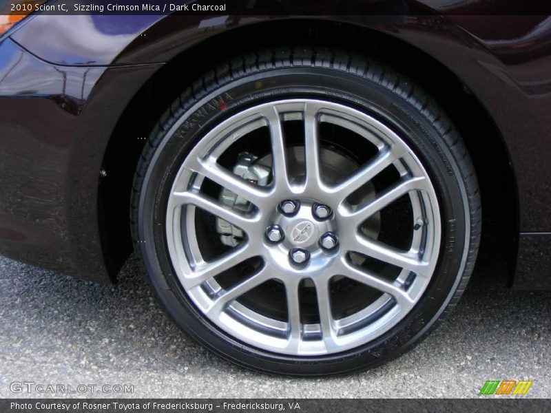 Sizzling Crimson Mica / Dark Charcoal 2010 Scion tC