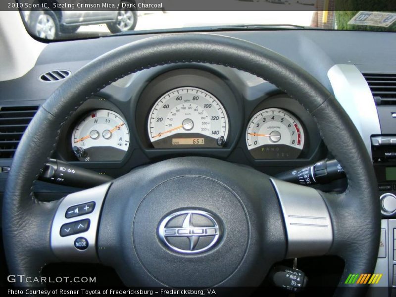 Sizzling Crimson Mica / Dark Charcoal 2010 Scion tC