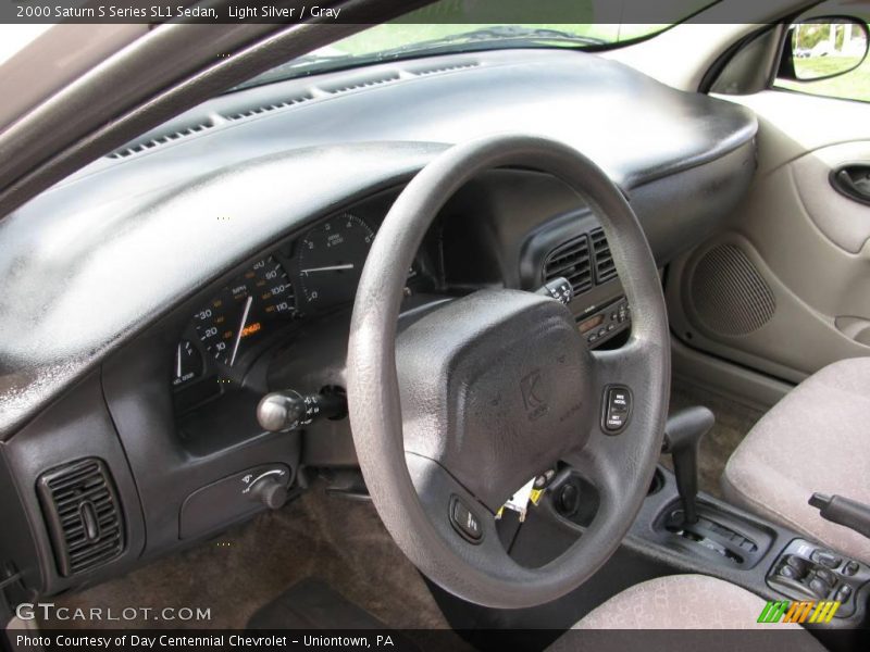 Light Silver / Gray 2000 Saturn S Series SL1 Sedan