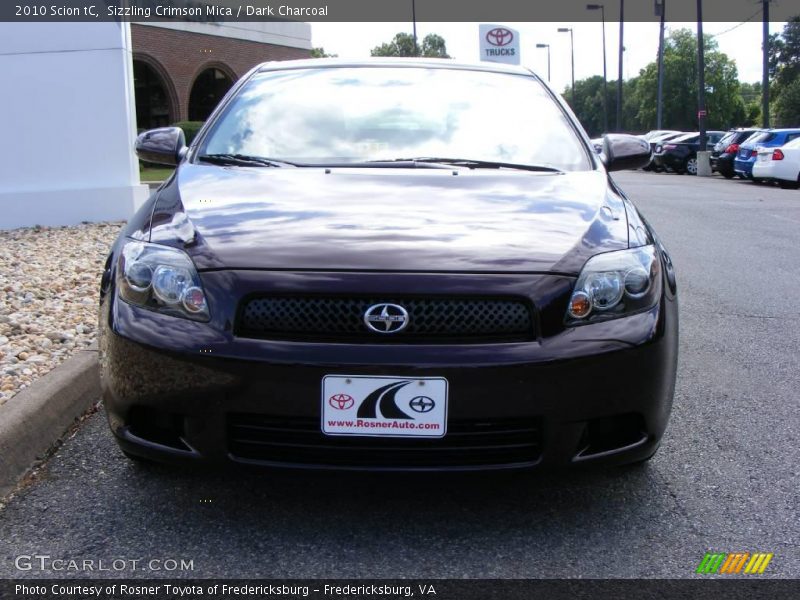 Sizzling Crimson Mica / Dark Charcoal 2010 Scion tC