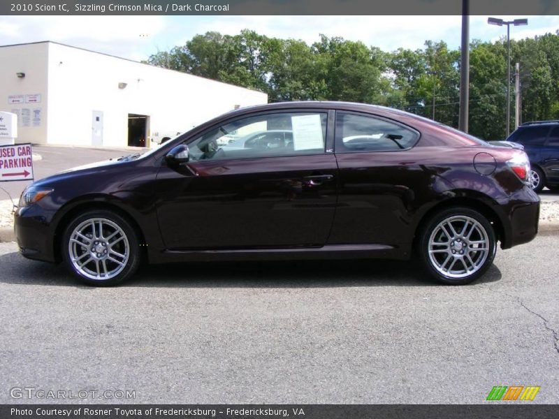 Sizzling Crimson Mica / Dark Charcoal 2010 Scion tC
