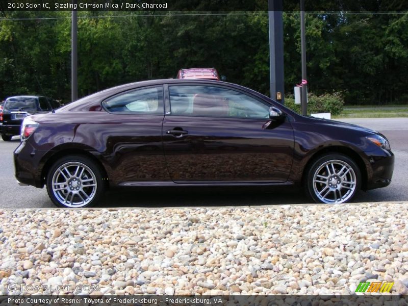 Sizzling Crimson Mica / Dark Charcoal 2010 Scion tC