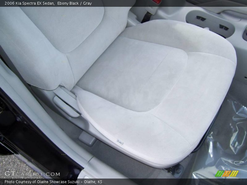 Ebony Black / Gray 2006 Kia Spectra EX Sedan