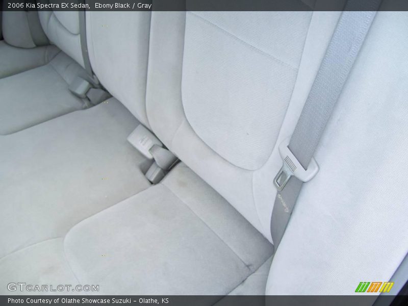 Ebony Black / Gray 2006 Kia Spectra EX Sedan