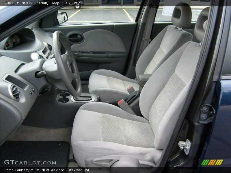 Deep Blue / Gray 2007 Saturn ION 3 Sedan