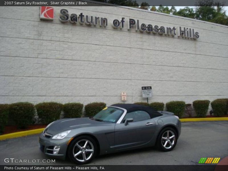 Silver Graphite / Black 2007 Saturn Sky Roadster