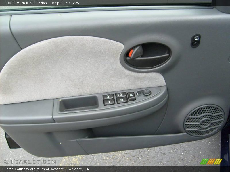 Deep Blue / Gray 2007 Saturn ION 3 Sedan