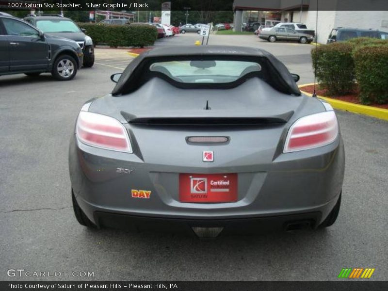Silver Graphite / Black 2007 Saturn Sky Roadster
