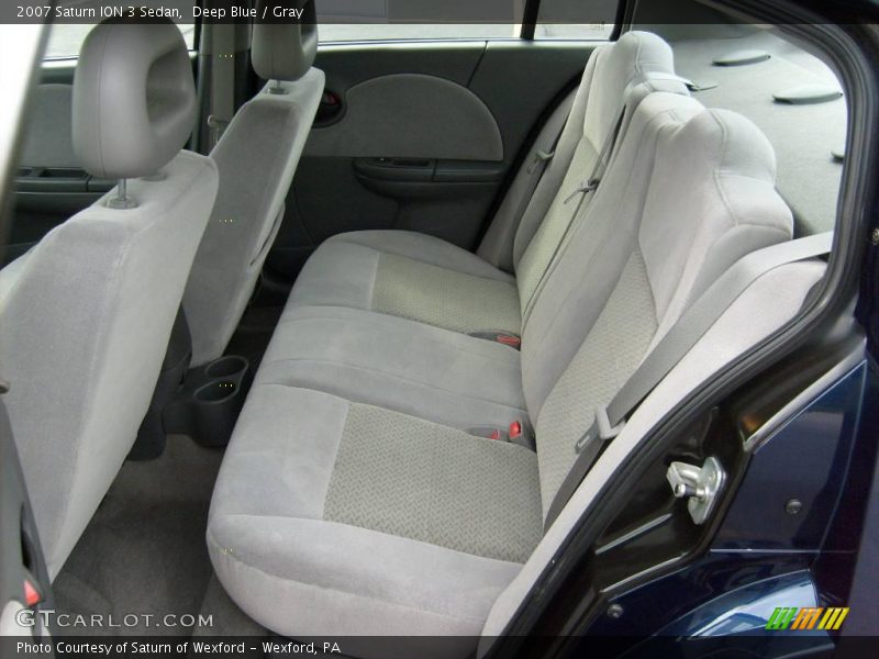 Deep Blue / Gray 2007 Saturn ION 3 Sedan