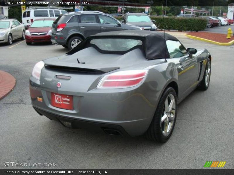Silver Graphite / Black 2007 Saturn Sky Roadster