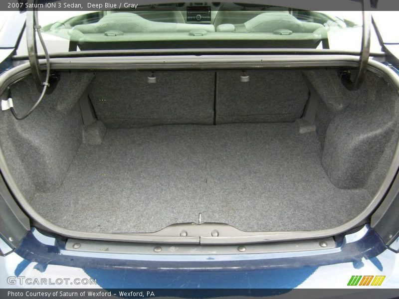 Deep Blue / Gray 2007 Saturn ION 3 Sedan