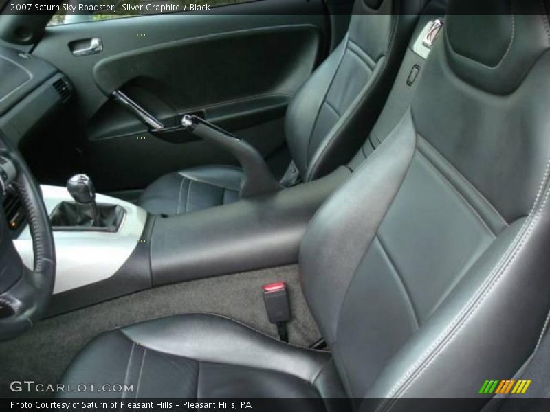 Silver Graphite / Black 2007 Saturn Sky Roadster