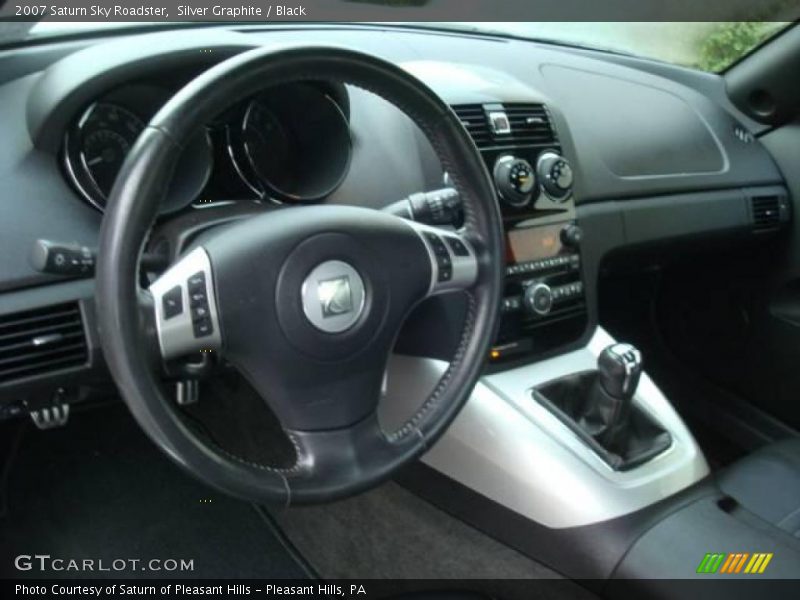 Silver Graphite / Black 2007 Saturn Sky Roadster
