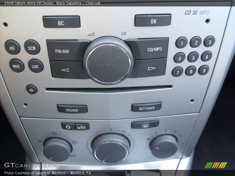 Black Sapphire / Charcoal 2008 Saturn Astra XR Sedan