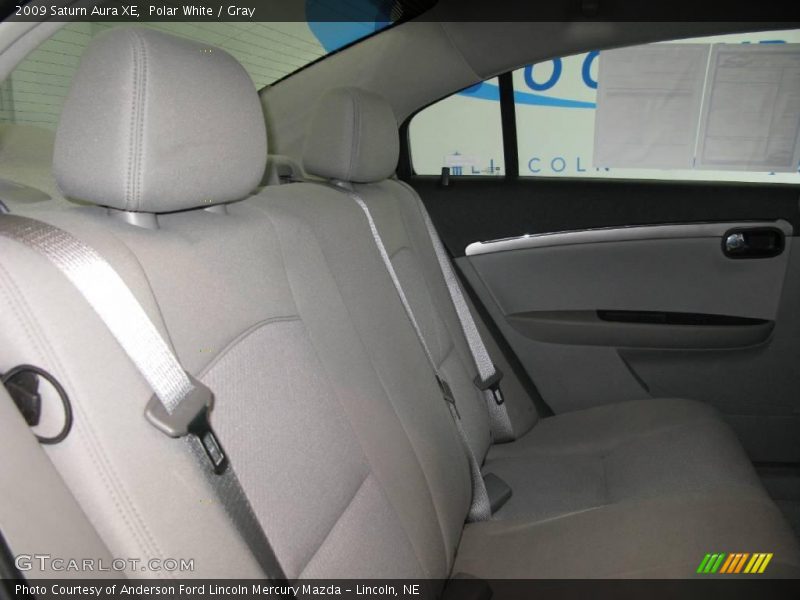 Polar White / Gray 2009 Saturn Aura XE