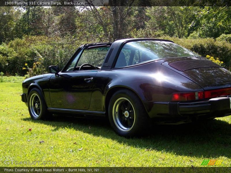 Black / Grey 1986 Porsche 911 Carrera Targa