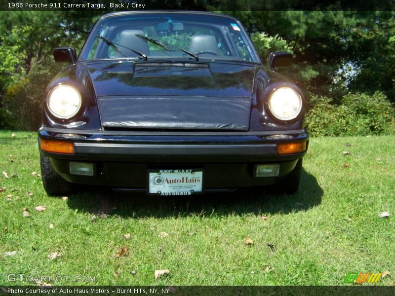 Black / Grey 1986 Porsche 911 Carrera Targa