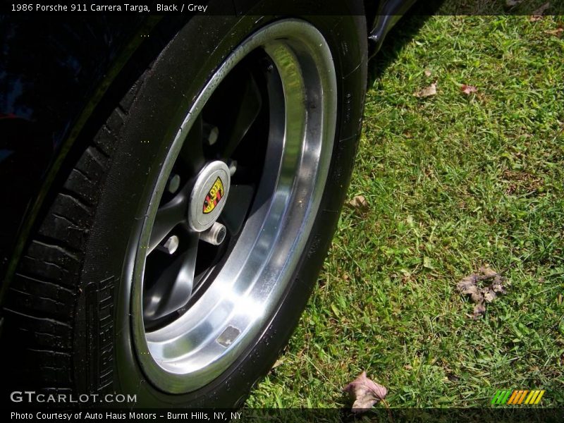 Black / Grey 1986 Porsche 911 Carrera Targa