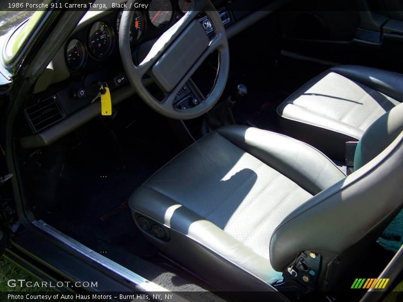 Black / Grey 1986 Porsche 911 Carrera Targa