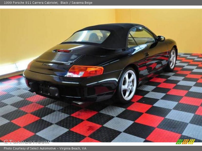 Black / Savanna Beige 1999 Porsche 911 Carrera Cabriolet