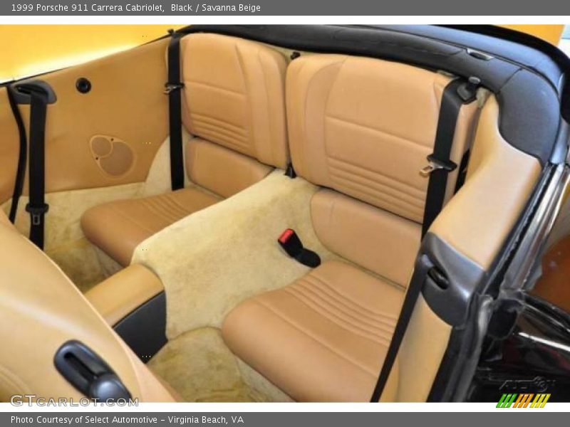 Black / Savanna Beige 1999 Porsche 911 Carrera Cabriolet