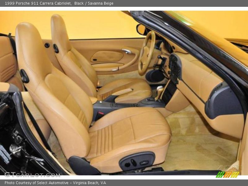 Black / Savanna Beige 1999 Porsche 911 Carrera Cabriolet