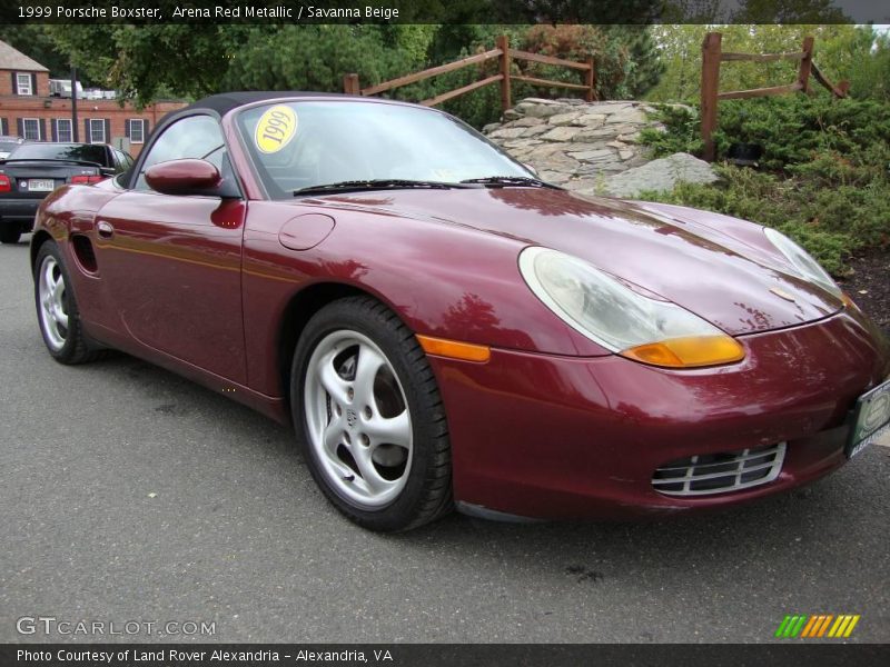 Arena Red Metallic / Savanna Beige 1999 Porsche Boxster