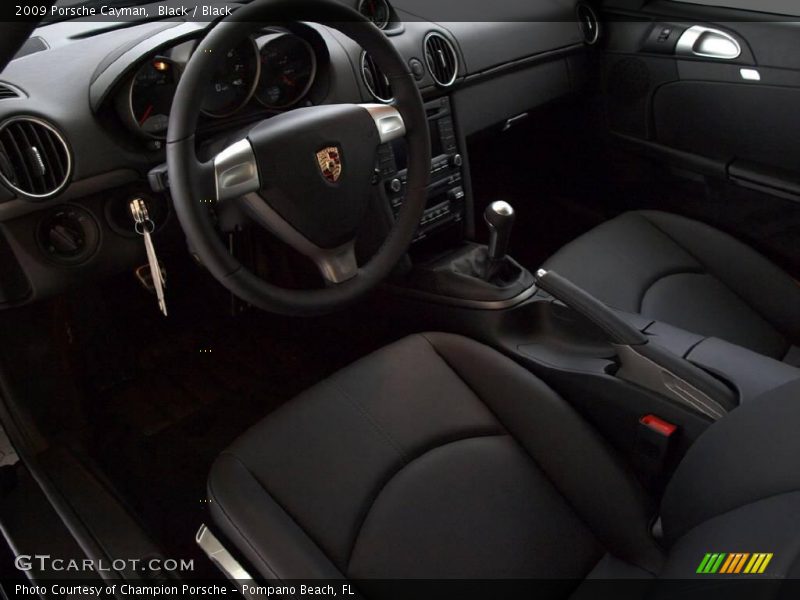 Black / Black 2009 Porsche Cayman