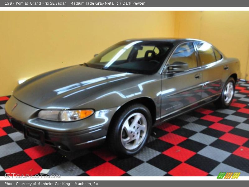 Medium Jade Gray Metallic / Dark Pewter 1997 Pontiac Grand Prix SE Sedan
