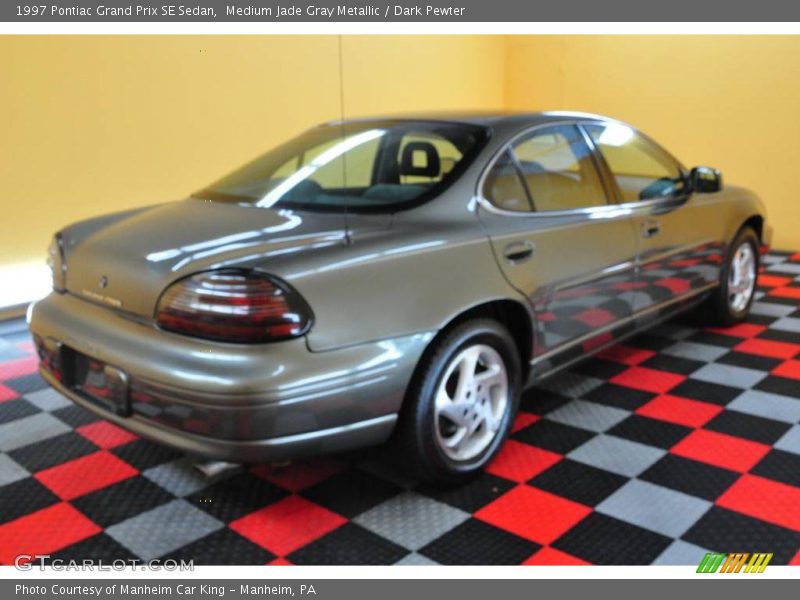 Medium Jade Gray Metallic / Dark Pewter 1997 Pontiac Grand Prix SE Sedan