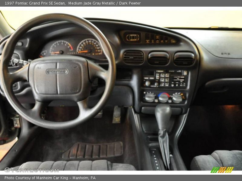 Medium Jade Gray Metallic / Dark Pewter 1997 Pontiac Grand Prix SE Sedan