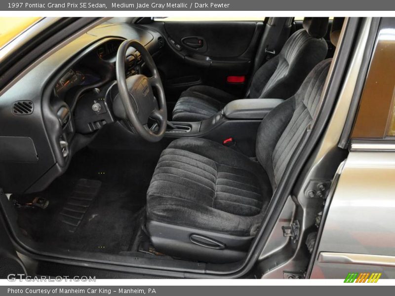 Medium Jade Gray Metallic / Dark Pewter 1997 Pontiac Grand Prix SE Sedan