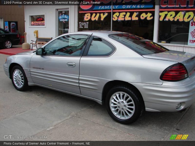 Silvermist Metallic / Dark Pewter 1999 Pontiac Grand Am SE Coupe