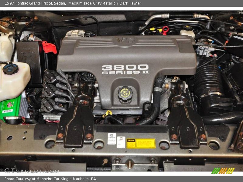 Medium Jade Gray Metallic / Dark Pewter 1997 Pontiac Grand Prix SE Sedan