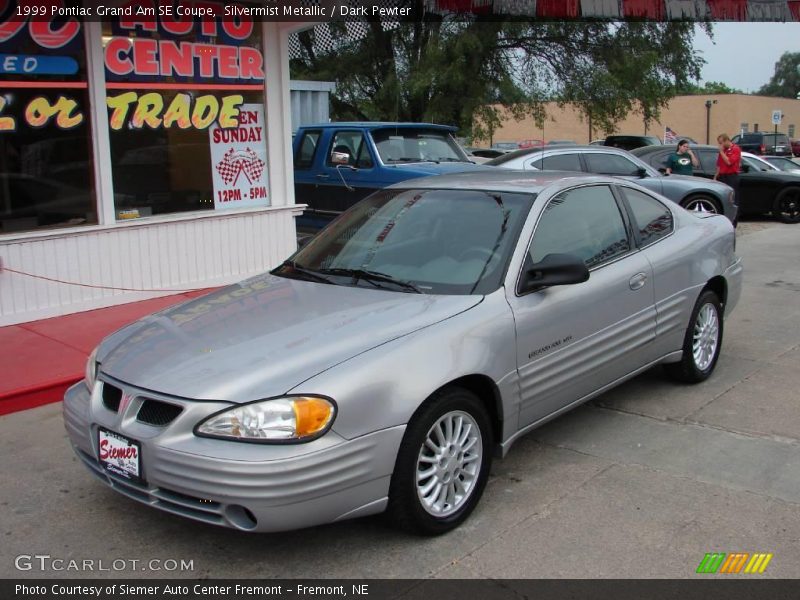 Silvermist Metallic / Dark Pewter 1999 Pontiac Grand Am SE Coupe