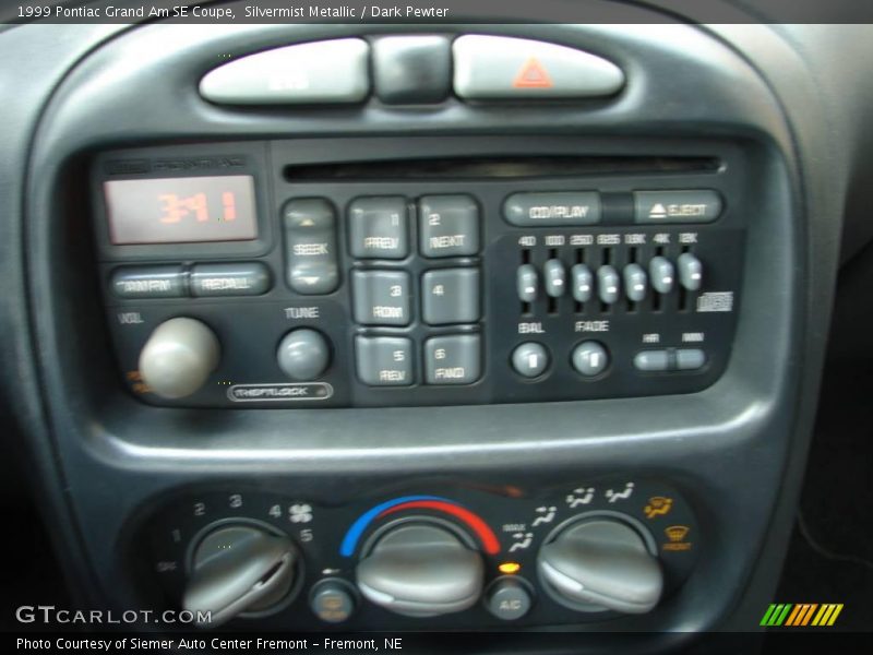Silvermist Metallic / Dark Pewter 1999 Pontiac Grand Am SE Coupe