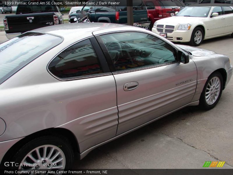 Silvermist Metallic / Dark Pewter 1999 Pontiac Grand Am SE Coupe