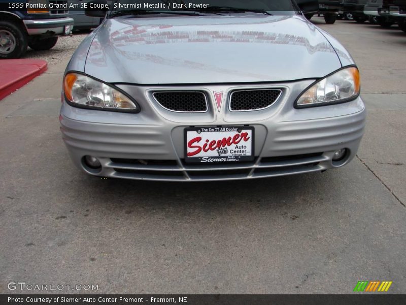 Silvermist Metallic / Dark Pewter 1999 Pontiac Grand Am SE Coupe